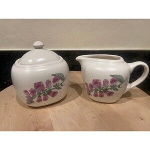 Pfaltzgraff Cape May Creamer and Sugar